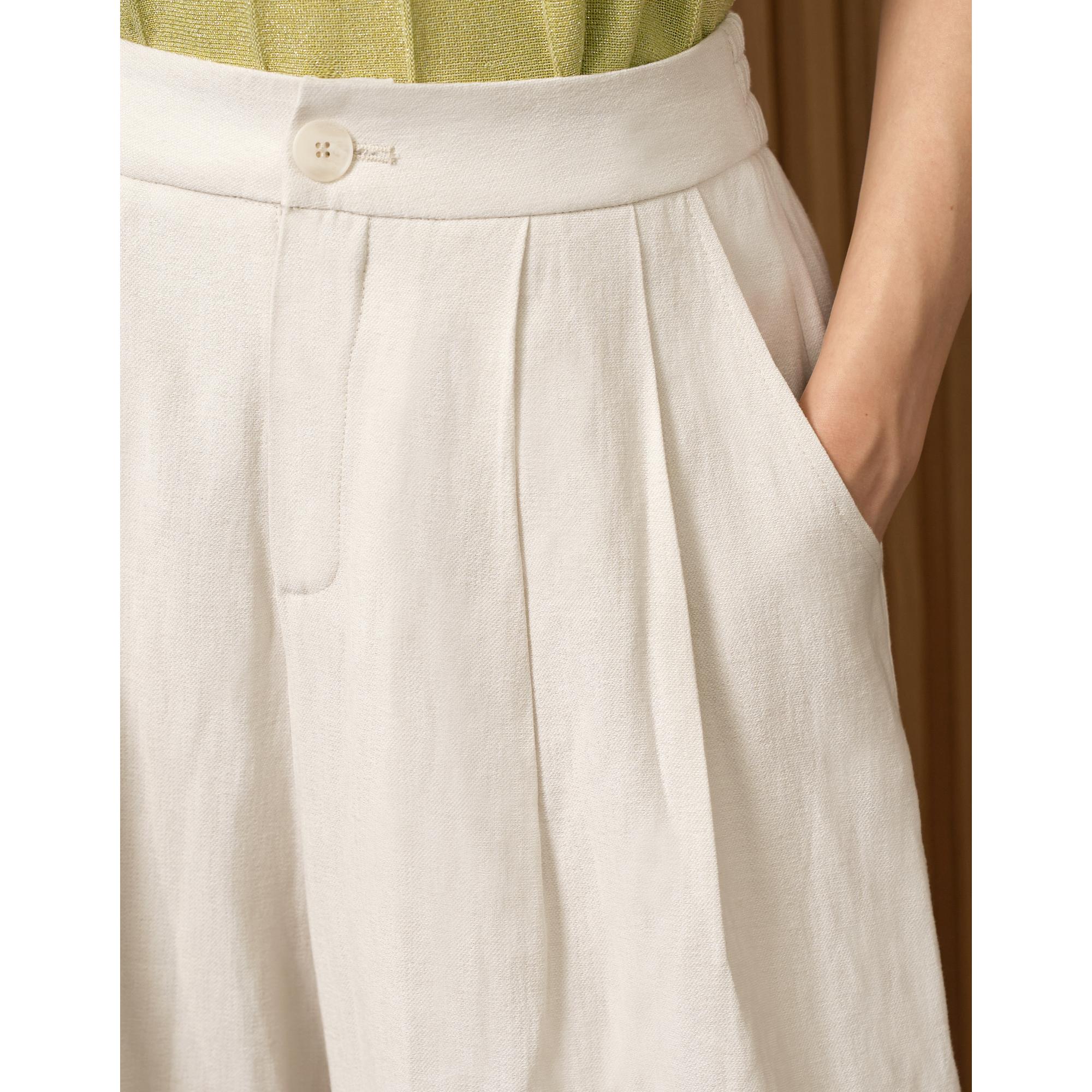Wide Leg Pants - Apricot