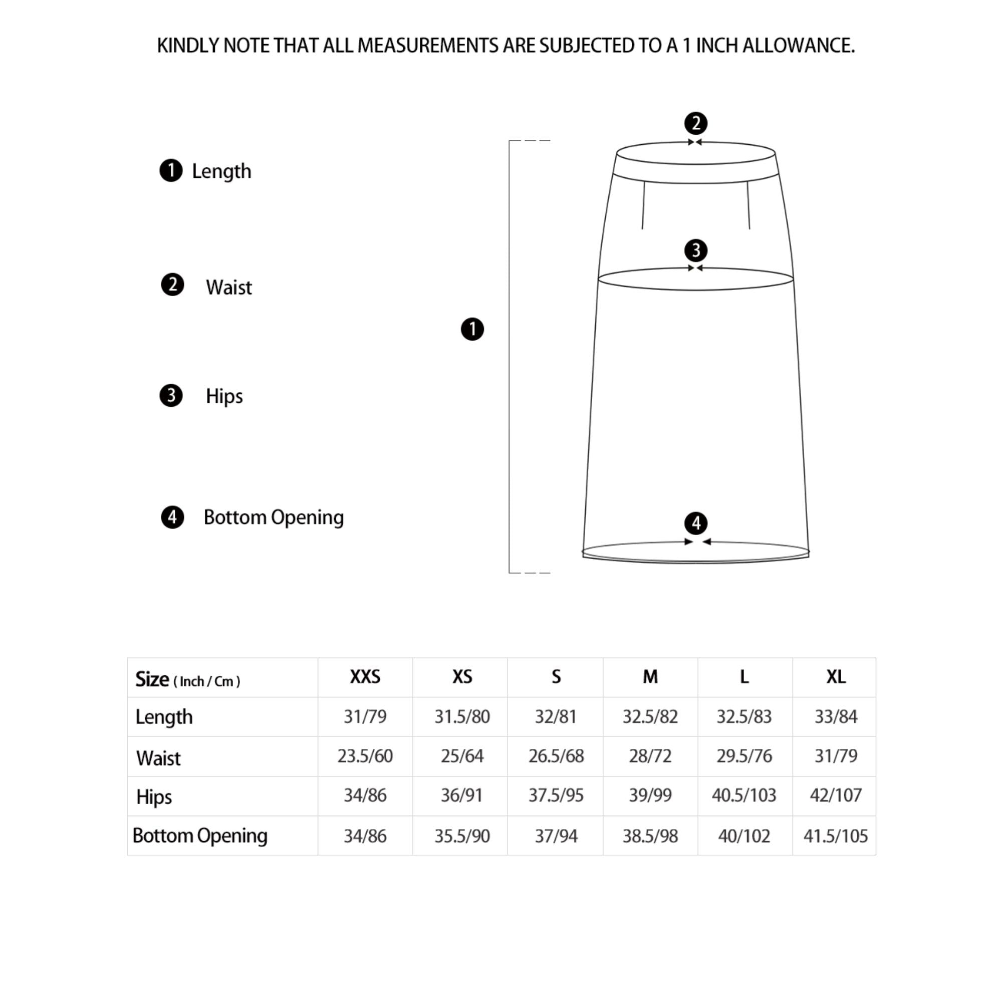Front Slit Midi Skirt - Brown