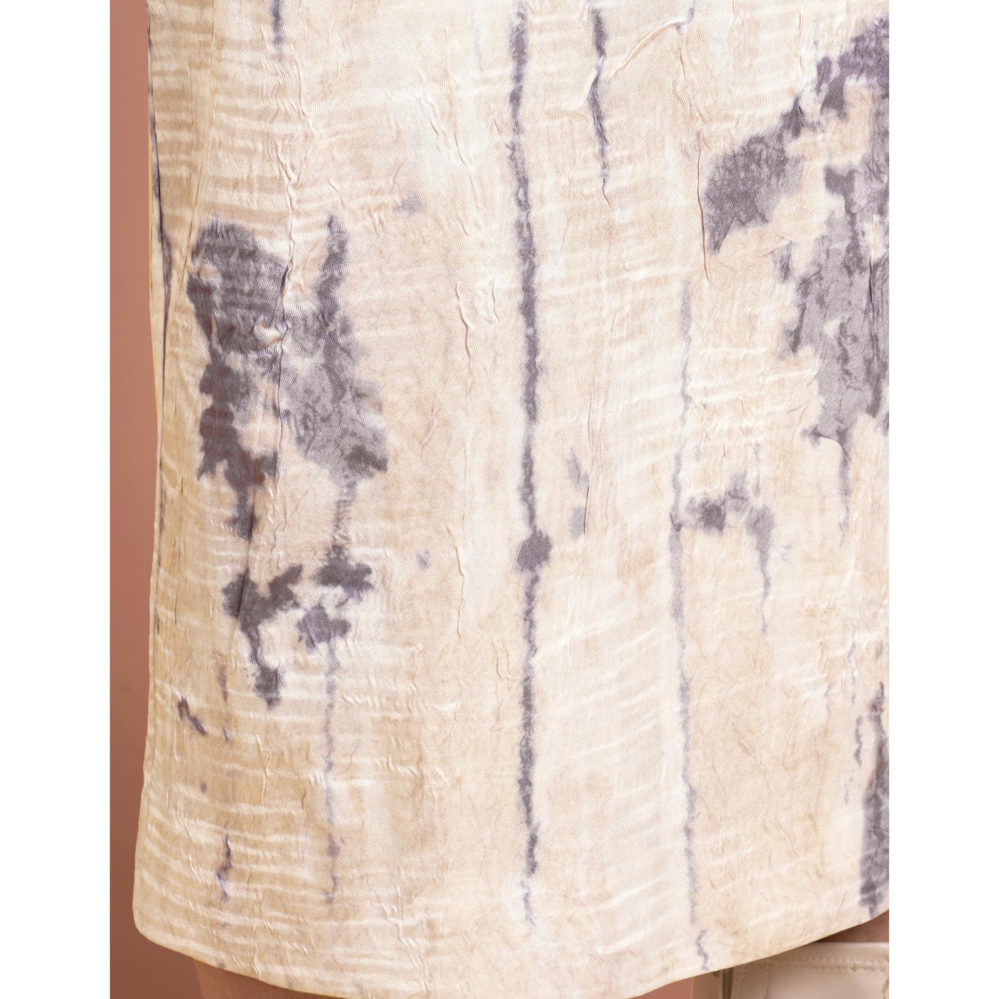 Printed Midi Skirt - Floral Print