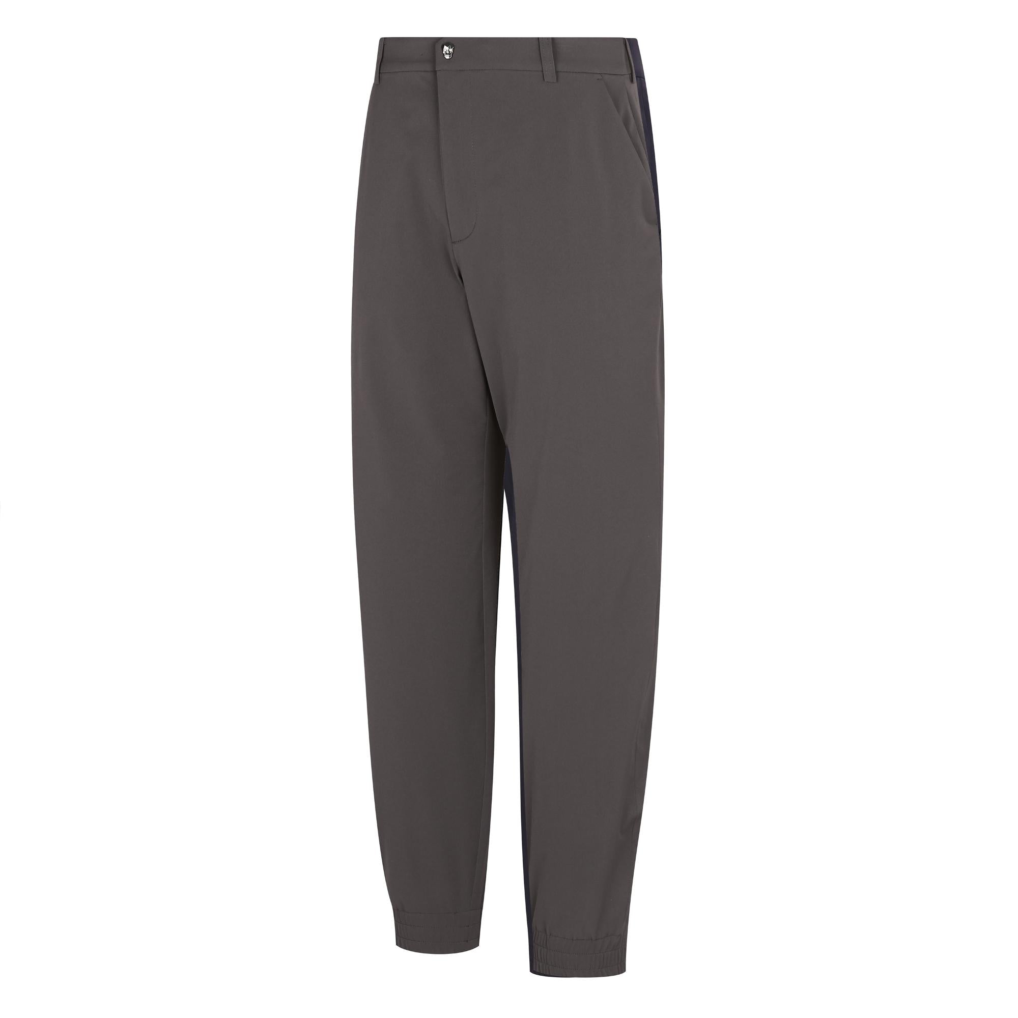 Men Tactical Velcro Holder Baggy Pants - Charcoal