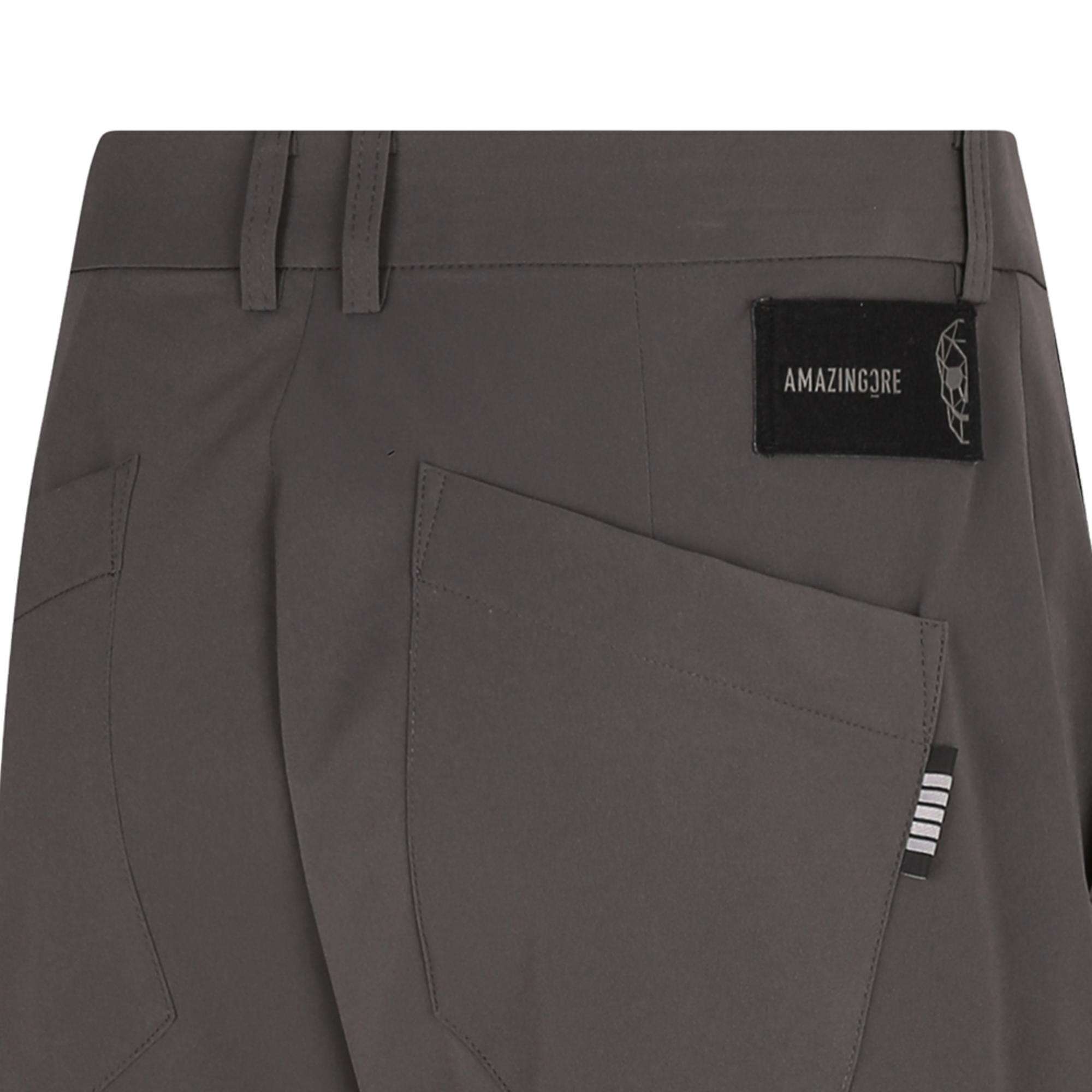 Men Tactical Velcro Holder Baggy Pants - Charcoal