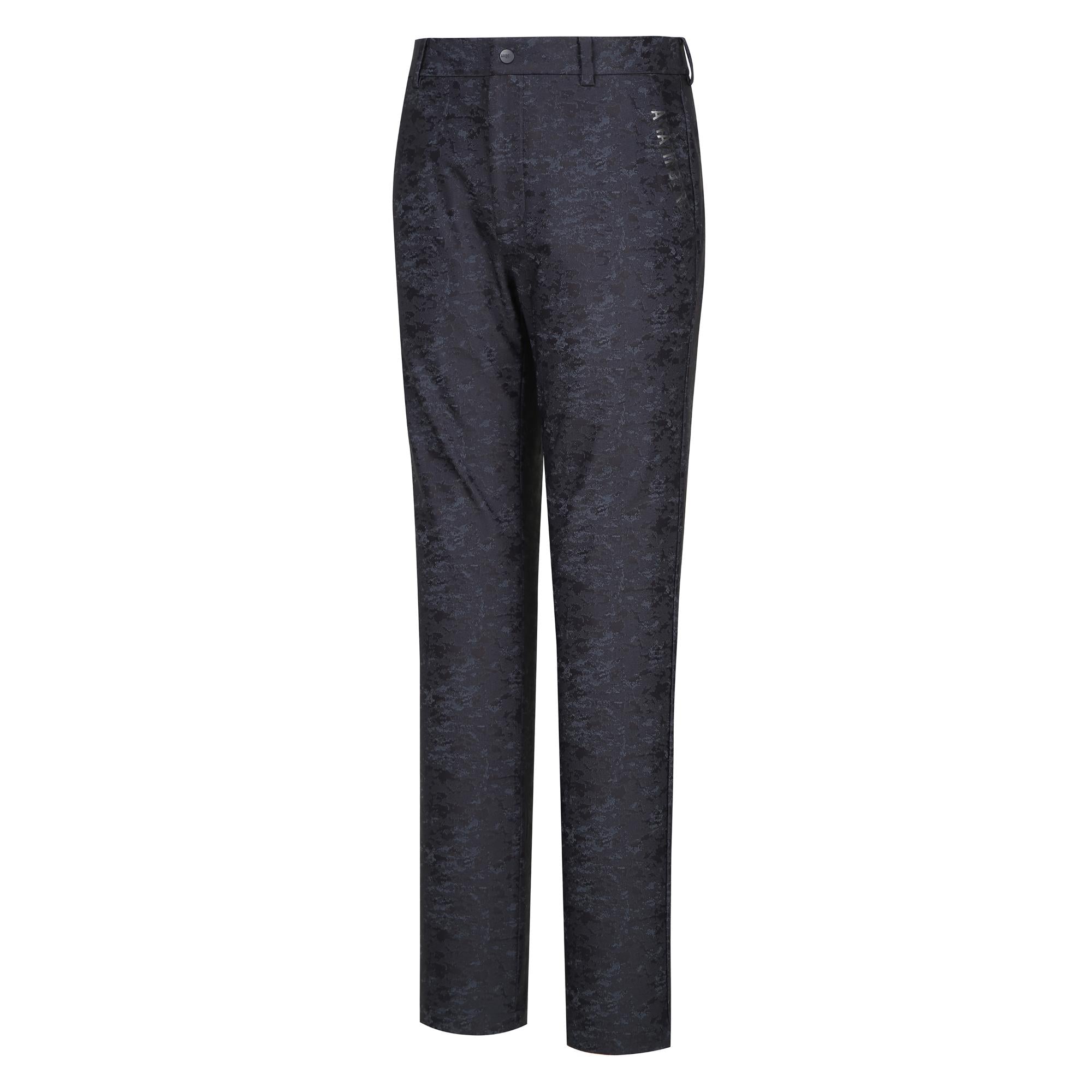 Men Tactical Velcro Holder Camo Pants - Navy