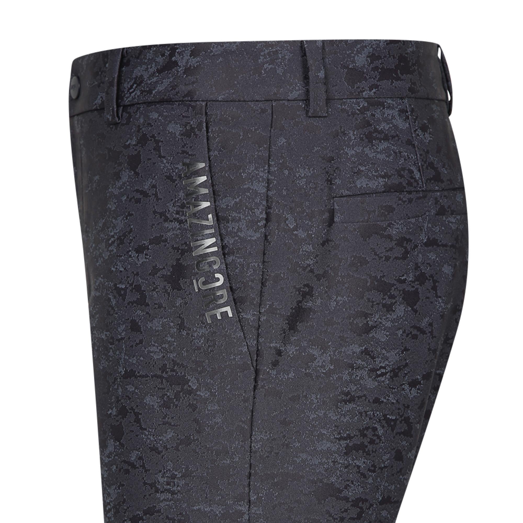 Men Tactical Velcro Holder Camo Pants - Navy