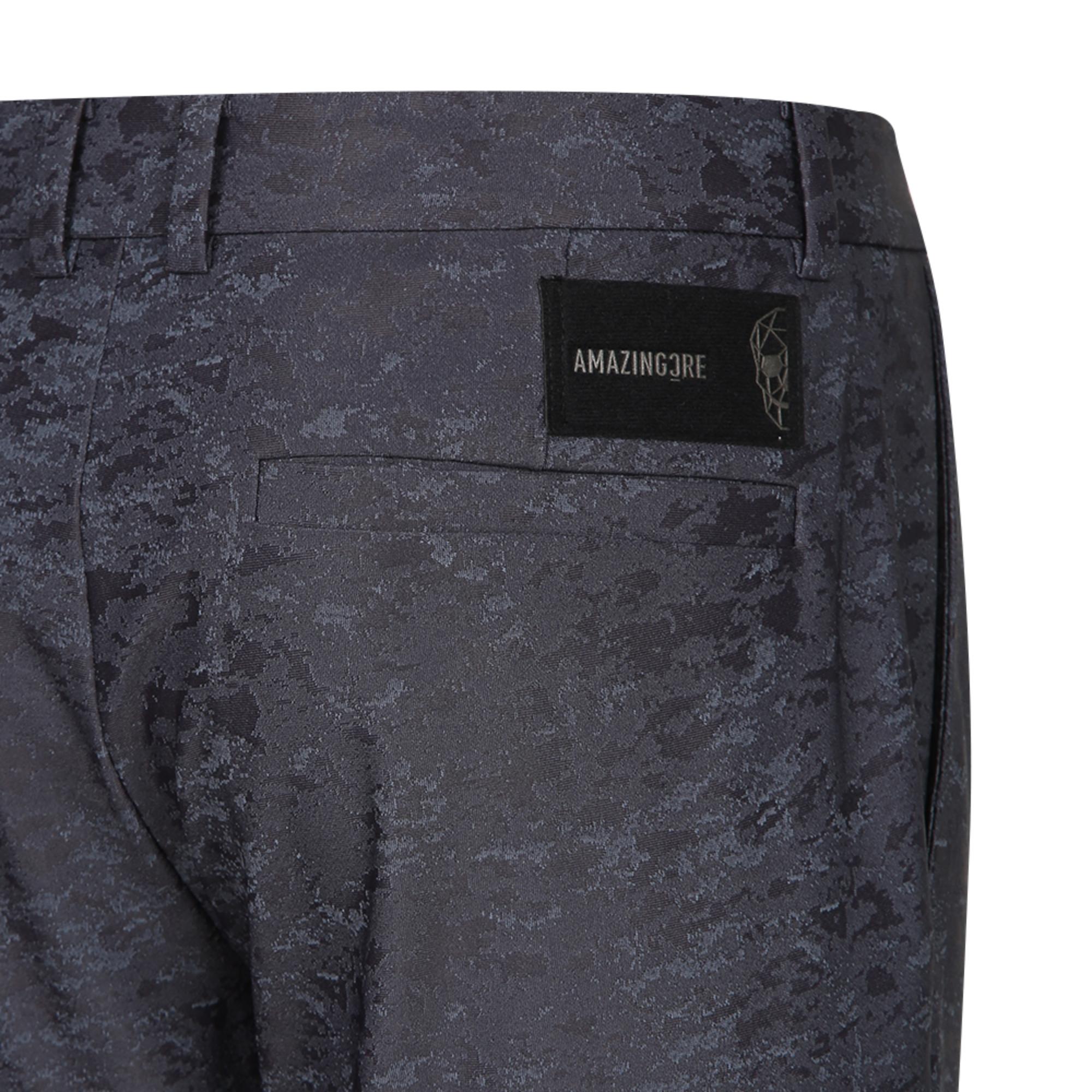 Men Tactical Velcro Holder Camo Pants - Navy