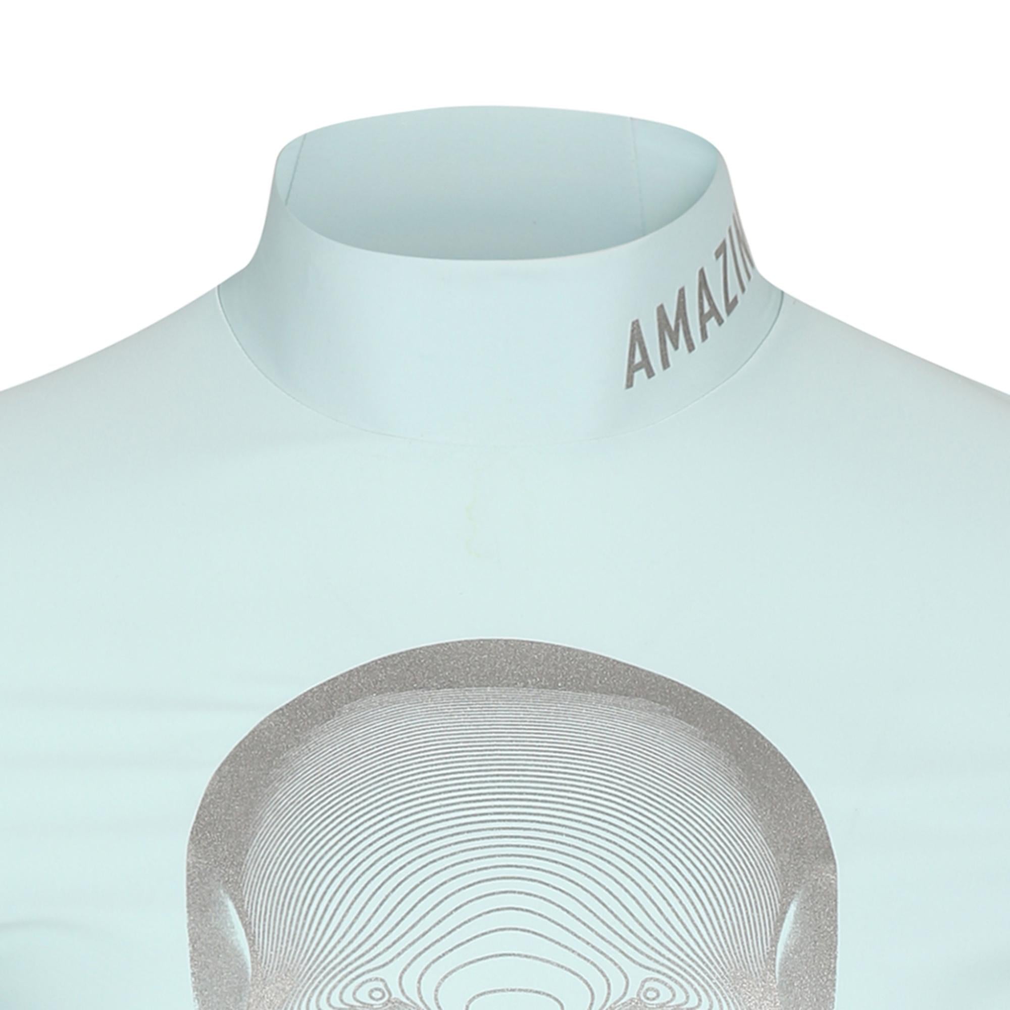 Men Layered Alex High Neck T-Shirt - Mint