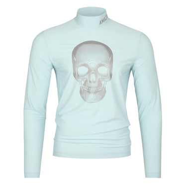 Men Layered Alex High Neck T-Shirt - Mint