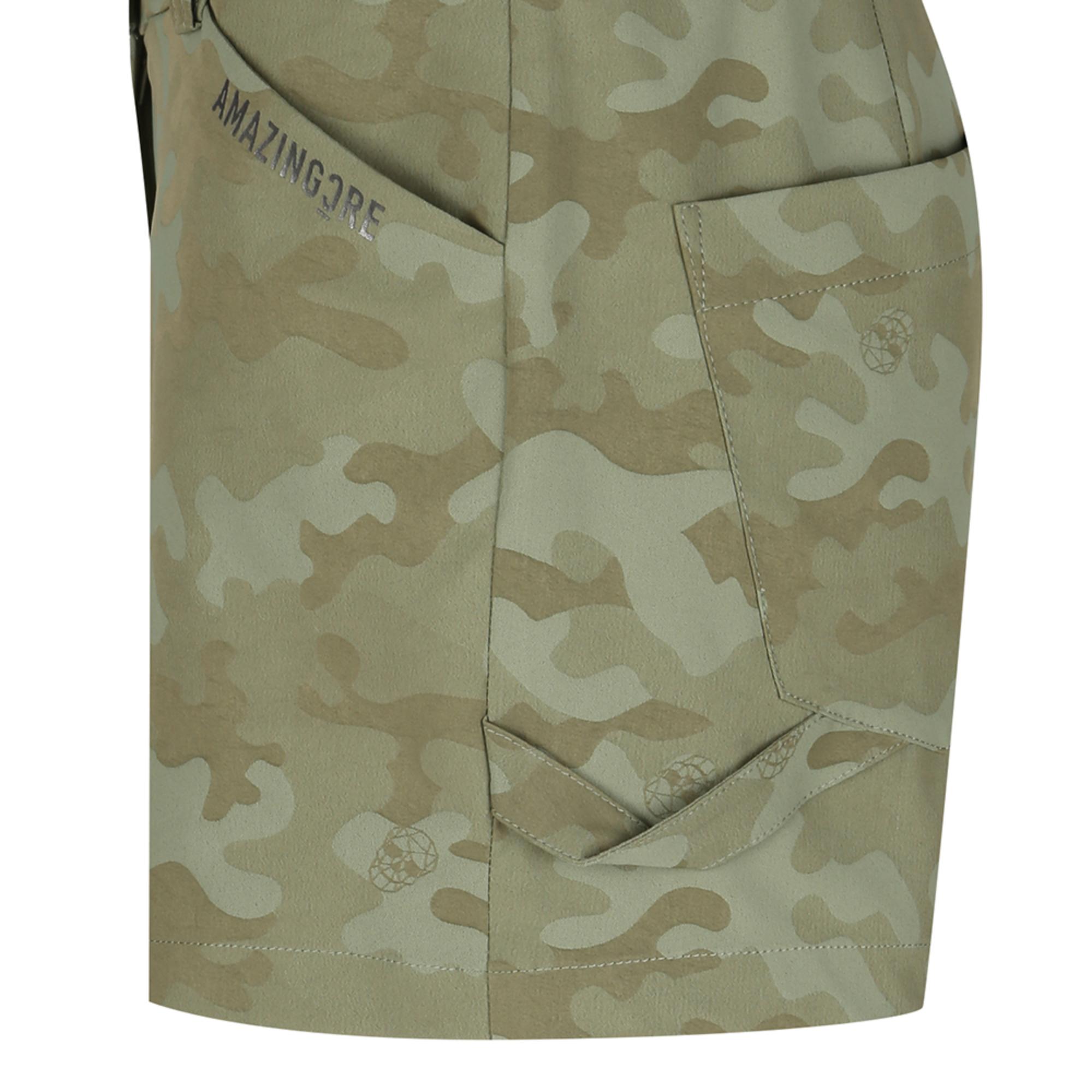 Women Tactical Velcro Holder Short Pants - Khaki