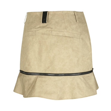 Women Aero Fit Smog Flare Skirt - Beige