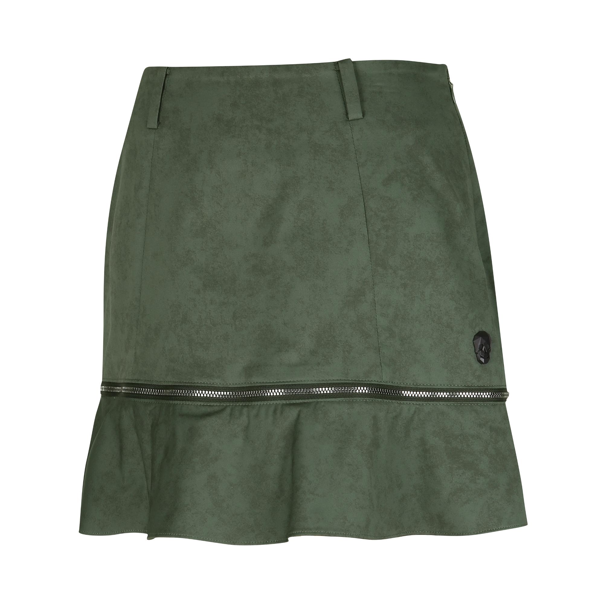 Women Aero Fit Smog Flare Skirt - Khaki