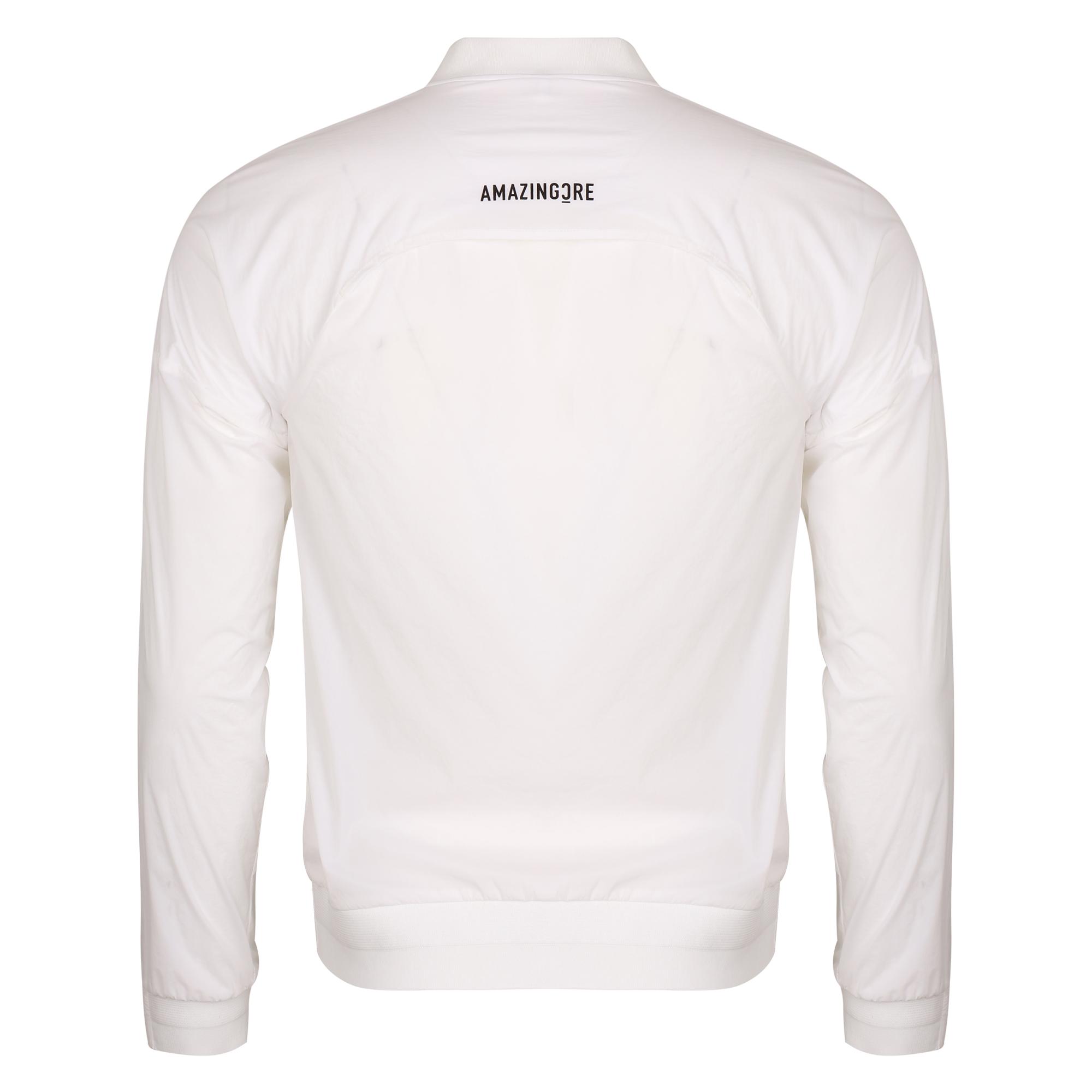 Men Hyper Grid Aqua Hole Jacket - Off White