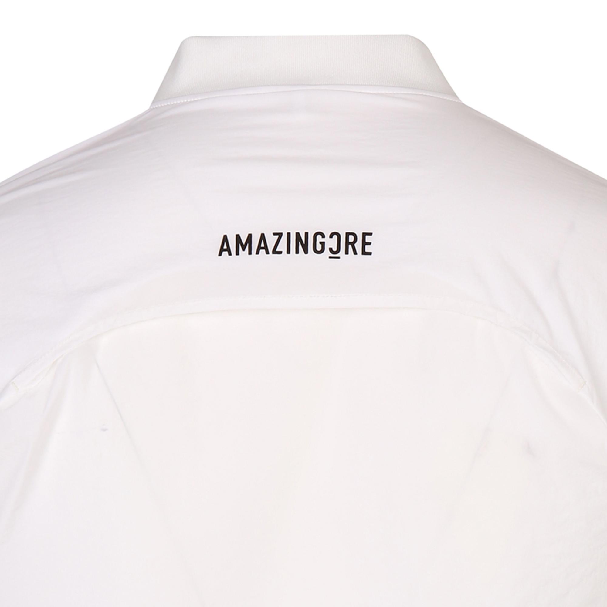 Men Hyper Grid Aqua Hole Jacket - Off White