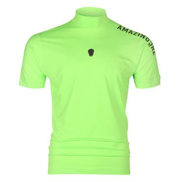 Men Dual FitCollar T-Shirt - Neon Green