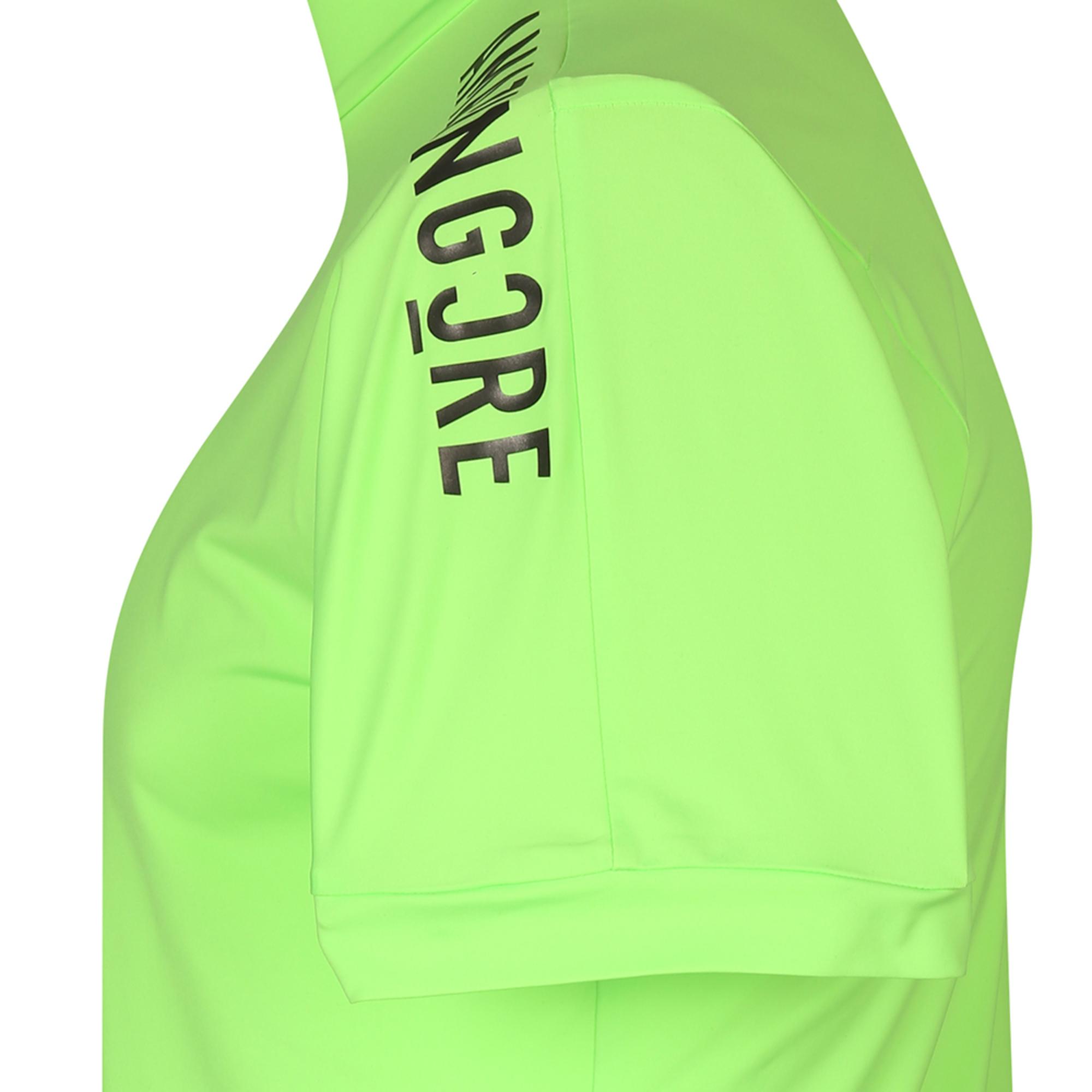 Men Dual Fit  Collar T-Shirt - Neon Green