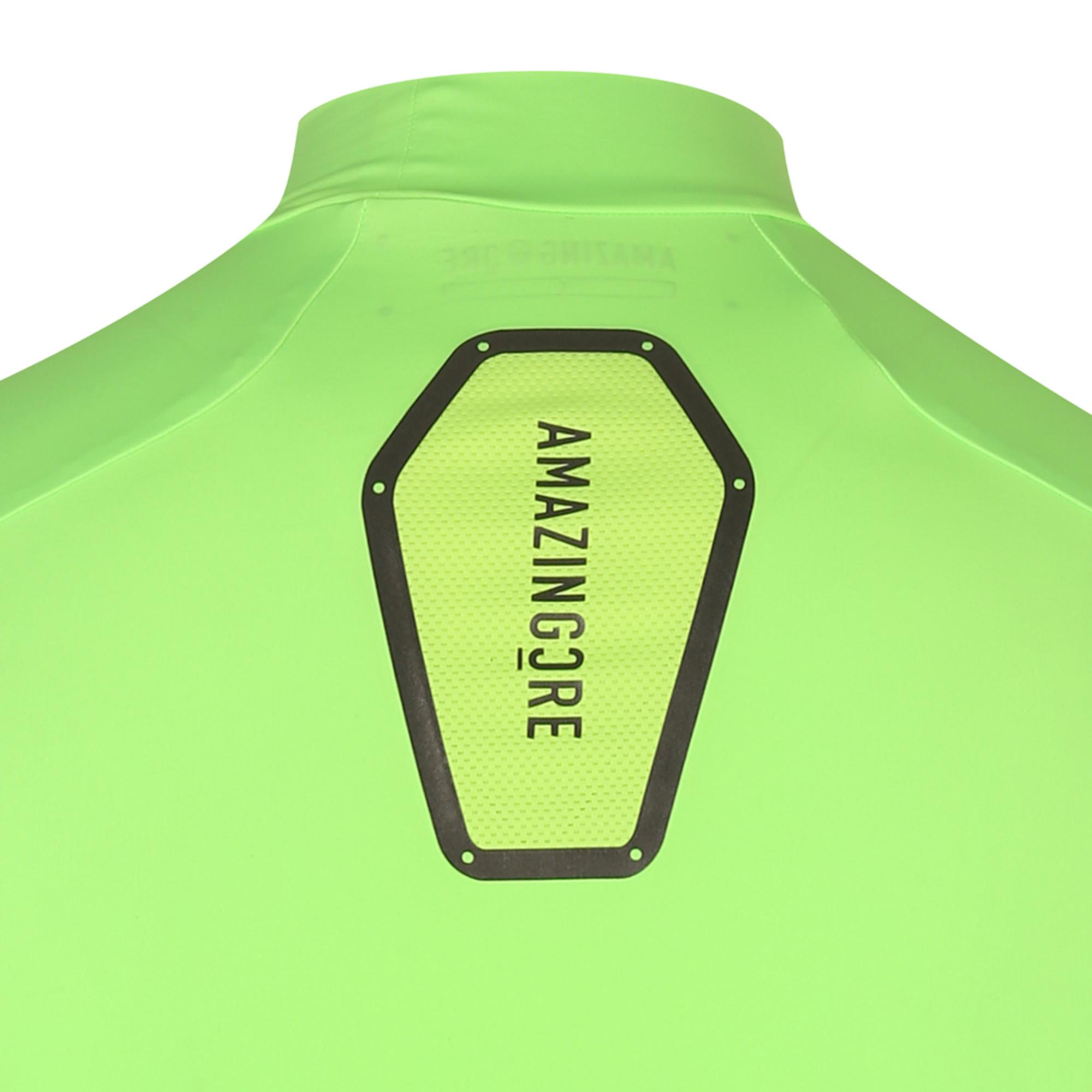 Men Dual Fit  Collar T-Shirt - Neon Green