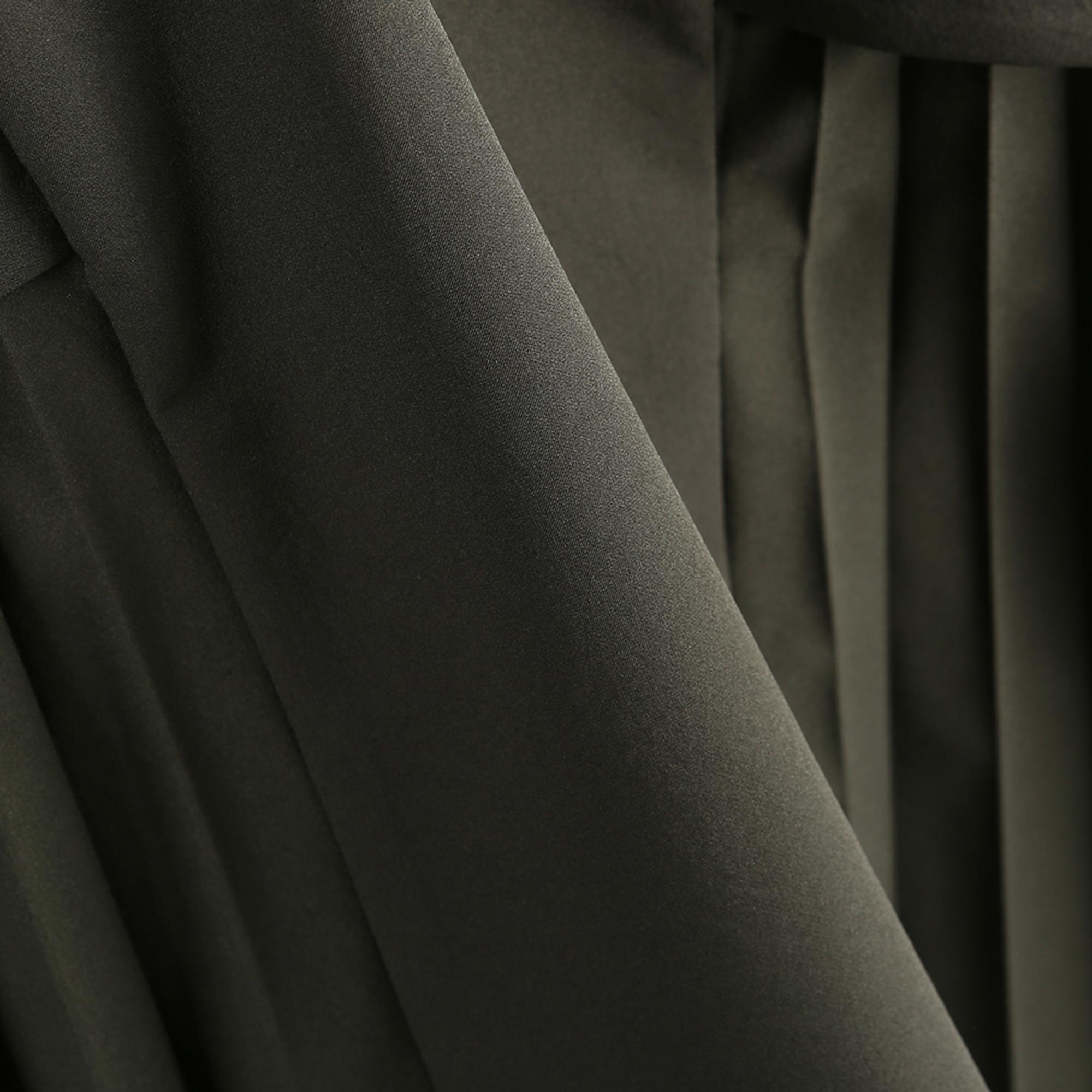 Women Cargo Pleats Skirt - Dark Khaki