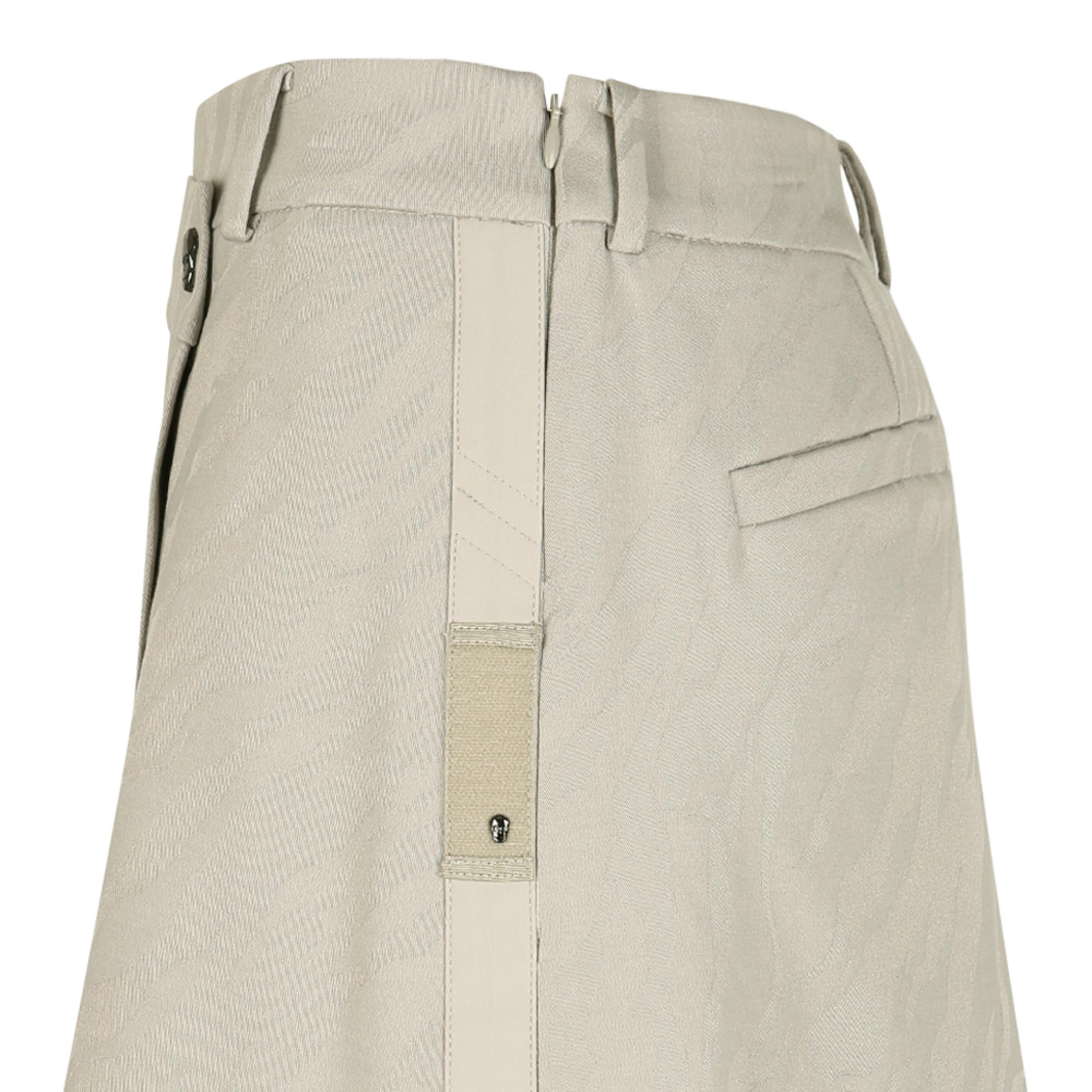 Women Tactical Velcro Holder Zacquard Skirt - Beige