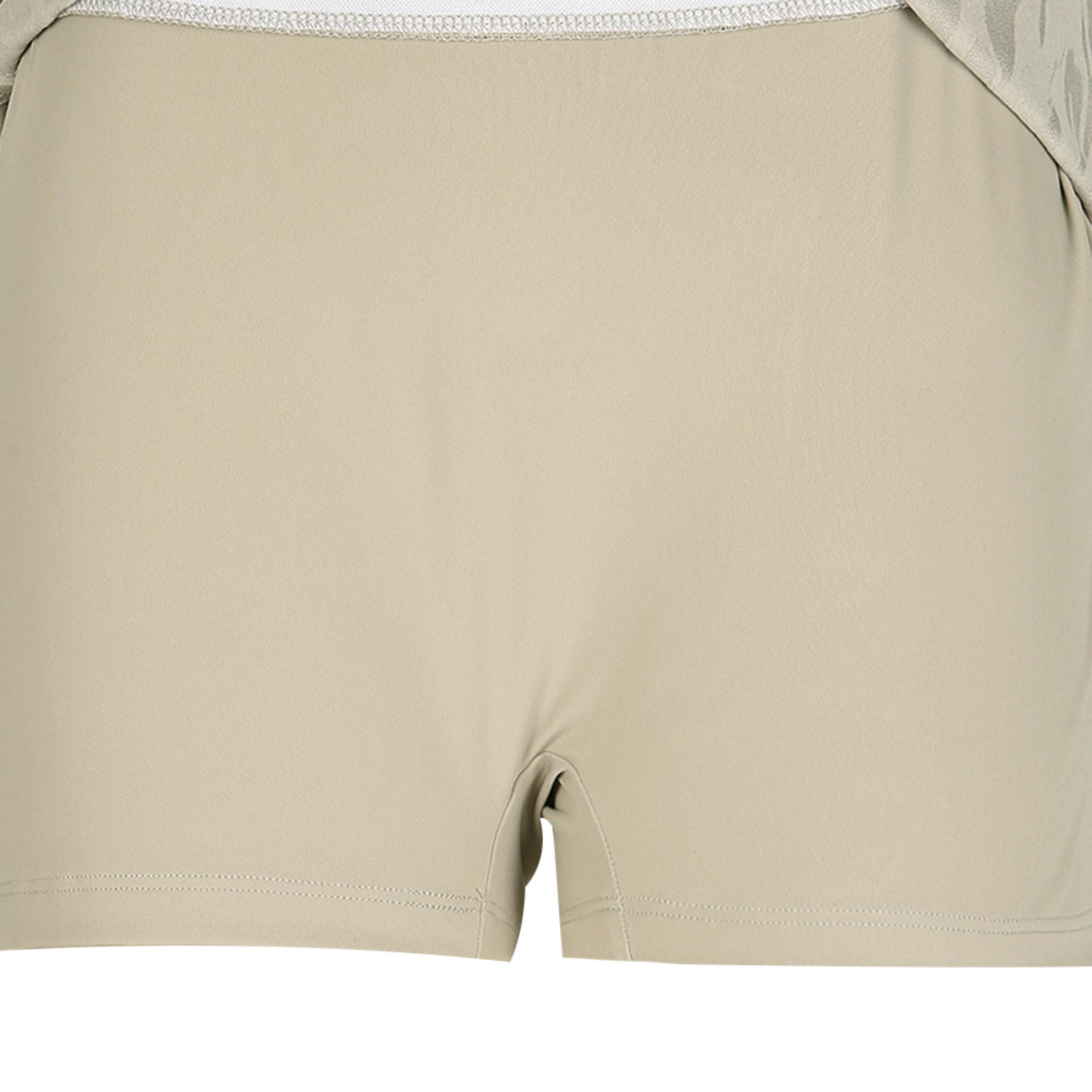 Women Tactical Velcro Holder Zacquard Skirt - Beige