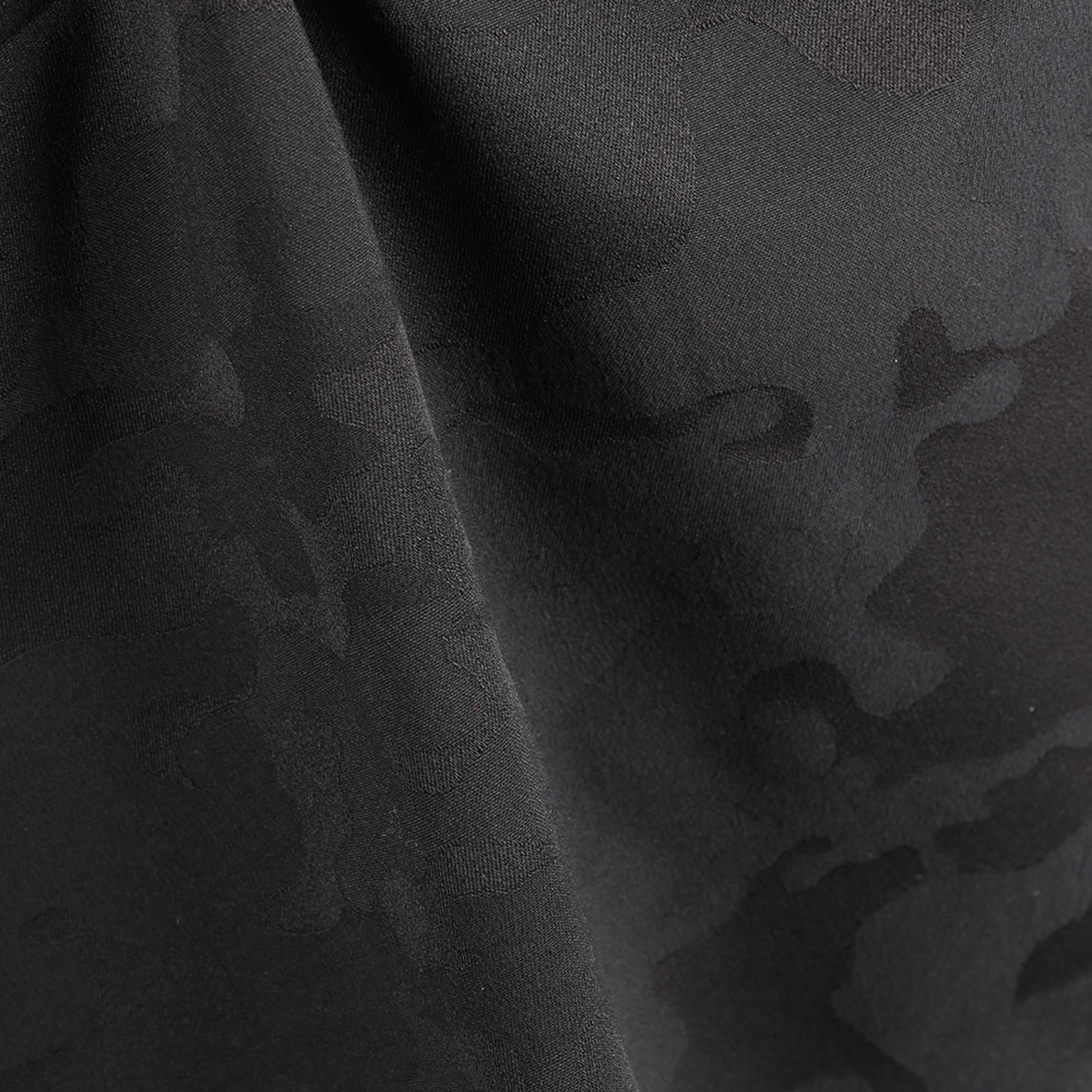 Women Tactical Velcro Holder Zacquard Skirt - Black