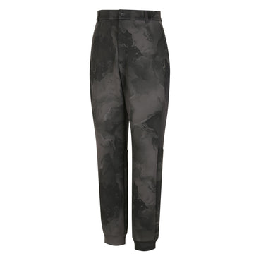 Men Tech Jersey Accordio Pattern Pants - Dark Grey