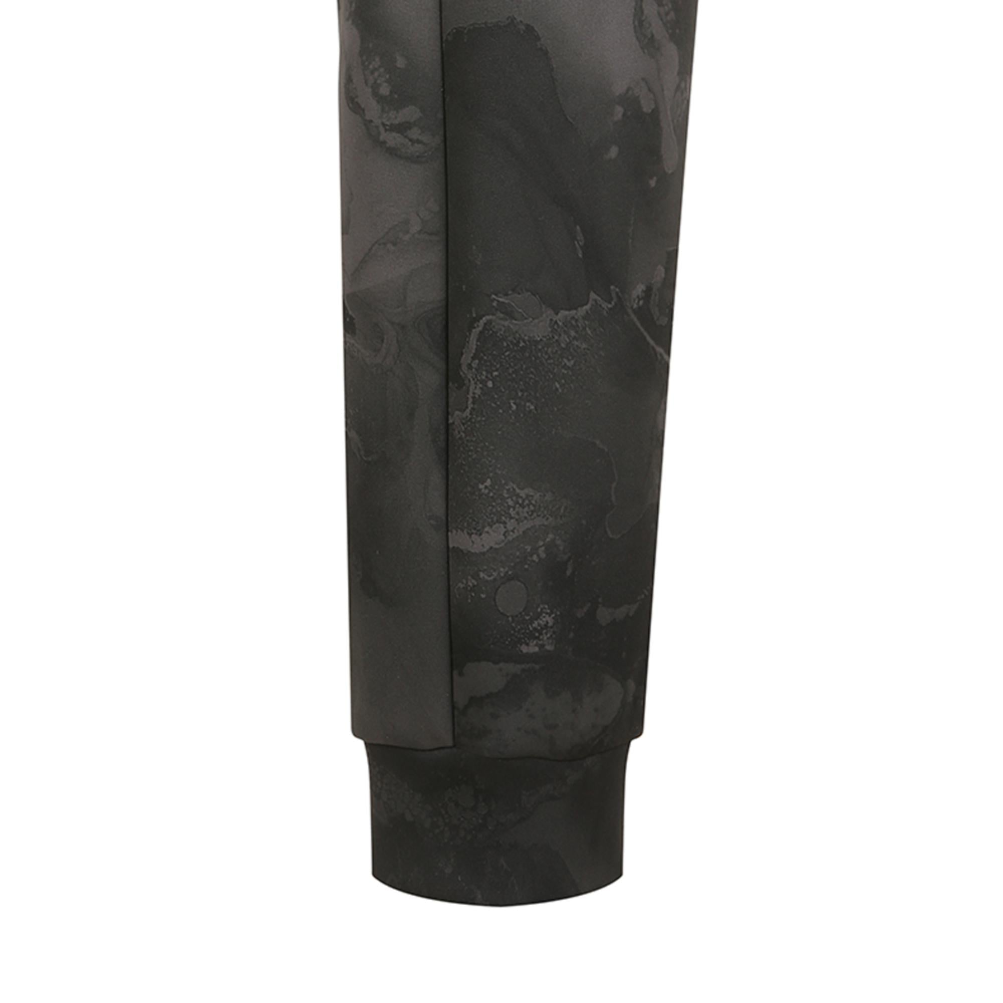 Men Tech Jersey Accordio Pattern Pants - Dark Grey