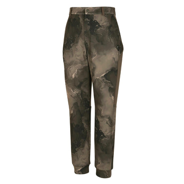 Men Tech Jersey Accordio Pattern Pants - Brown