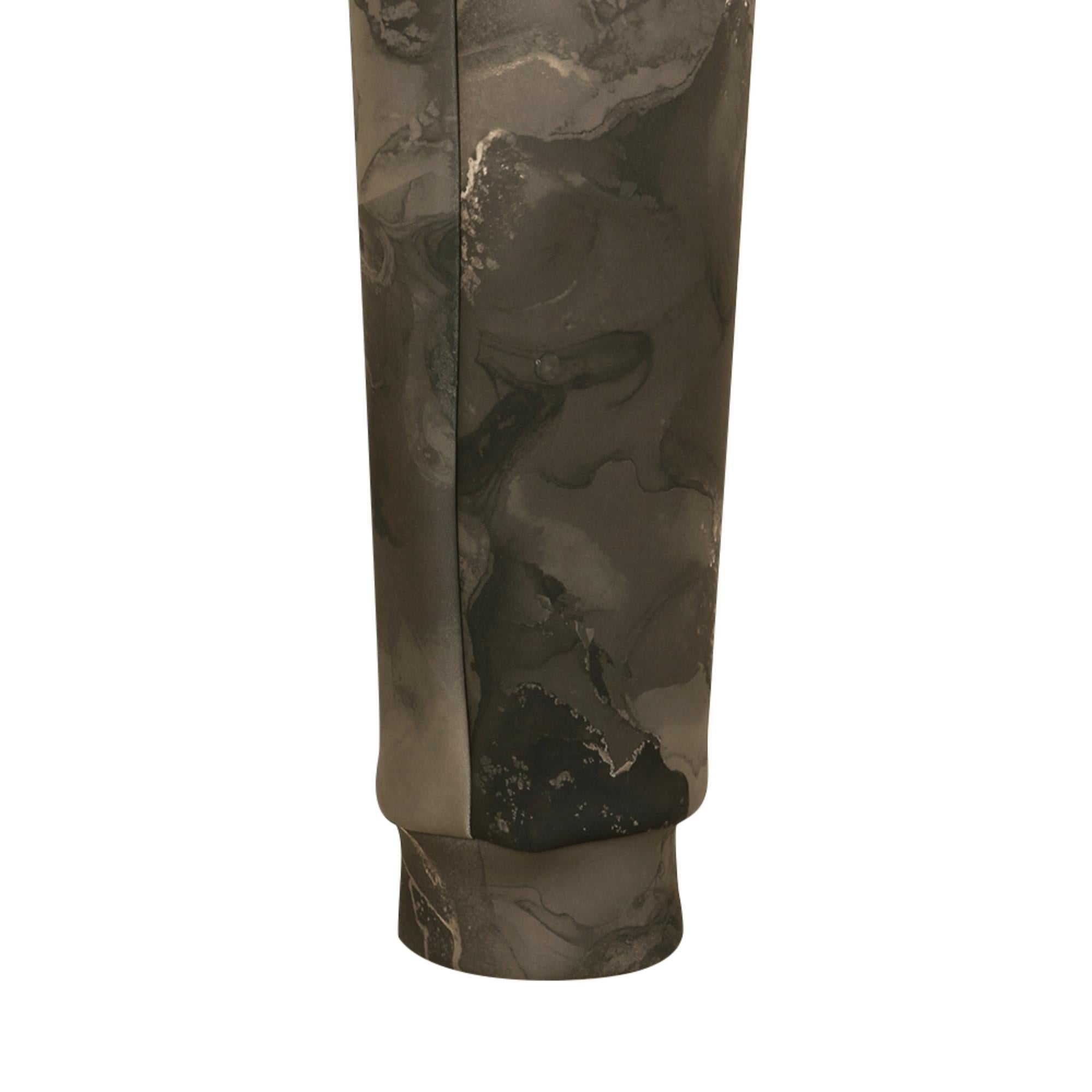 Men Tech Jersey Accordio Pattern Pants - Brown