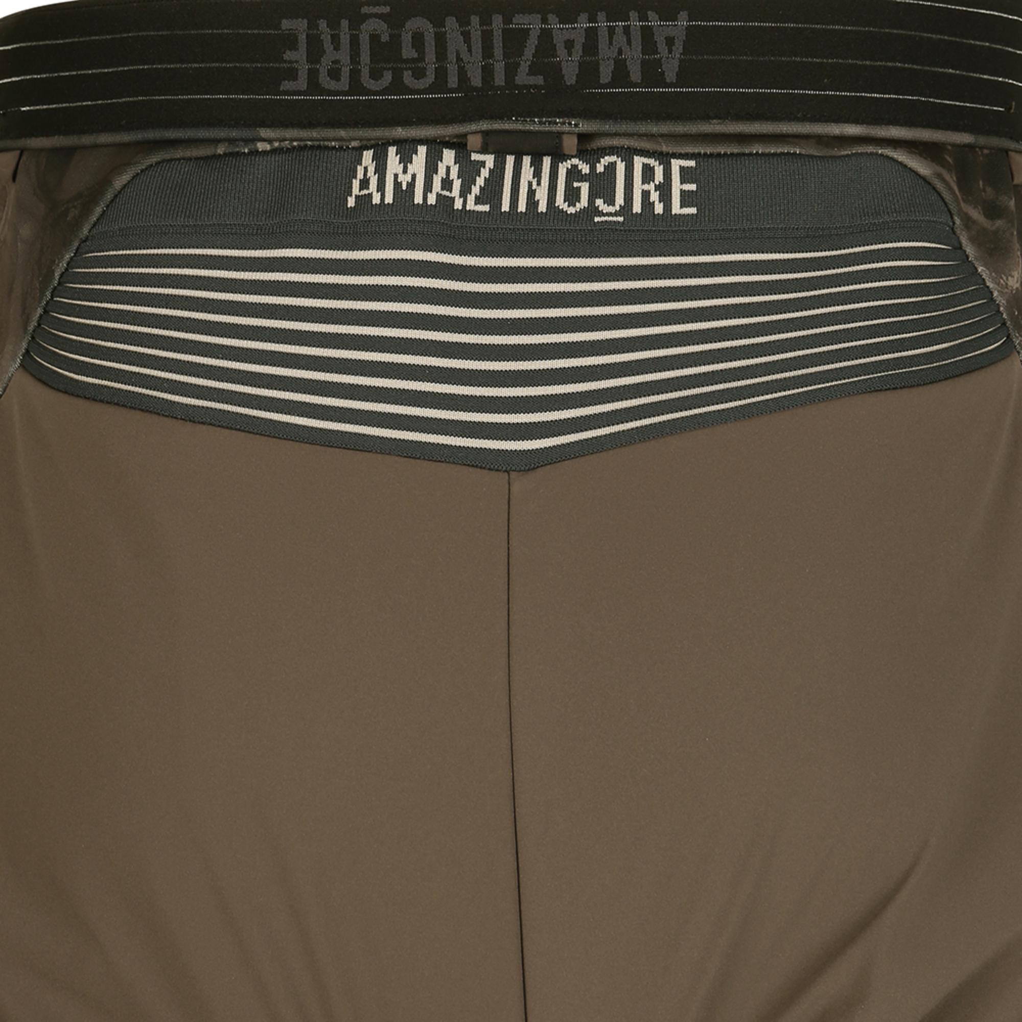Men Tech Jersey Accordio Pattern Pants - Brown