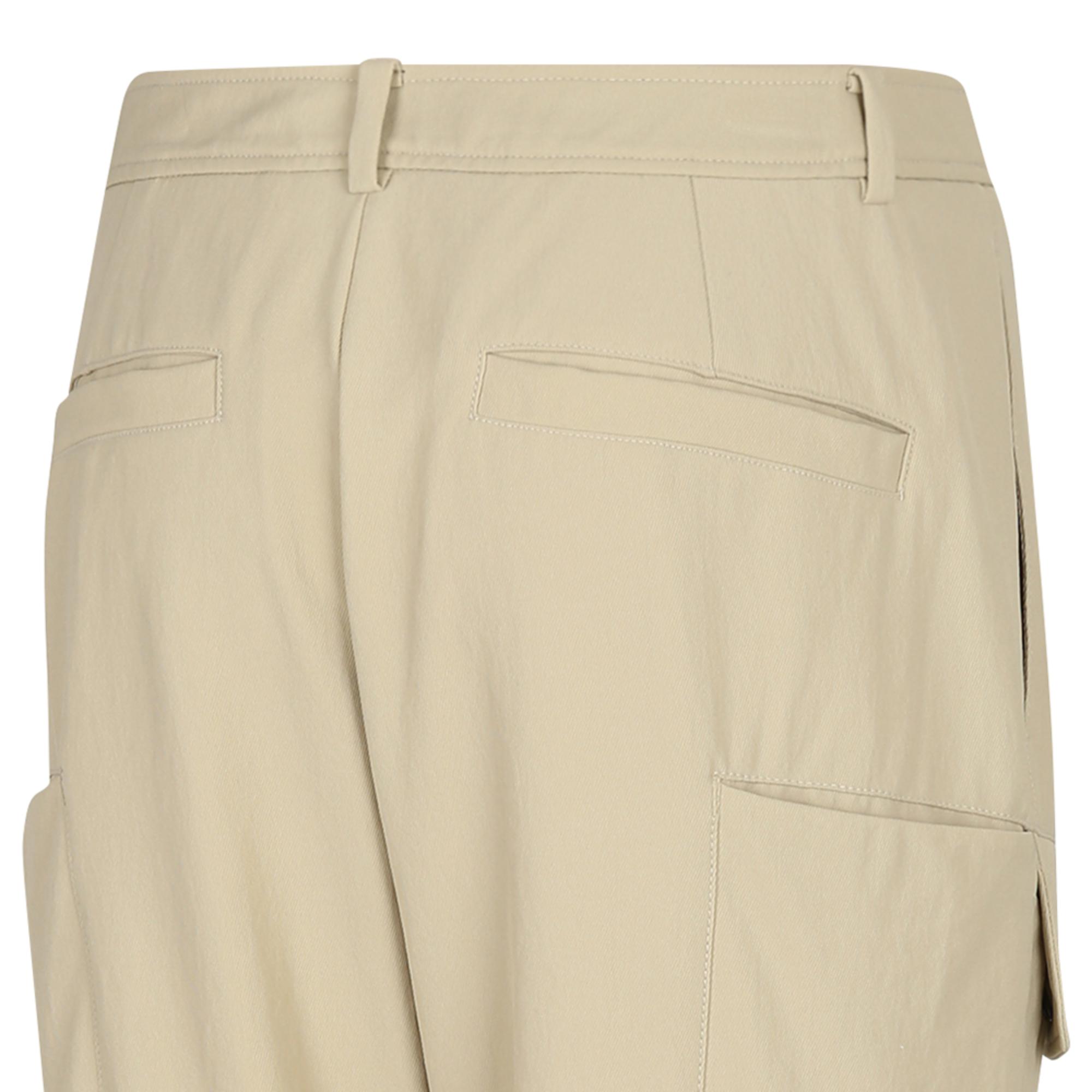 Men Utility Cargo Pants - Beige