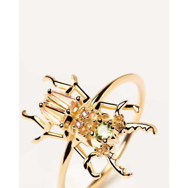 Courage Beetle Ring