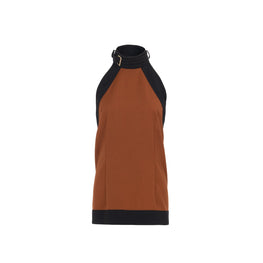 Women Heavy Tailored Dudou Top - Rusty