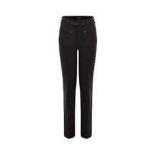 Women Sustainable Leather Skinny Pants - Black