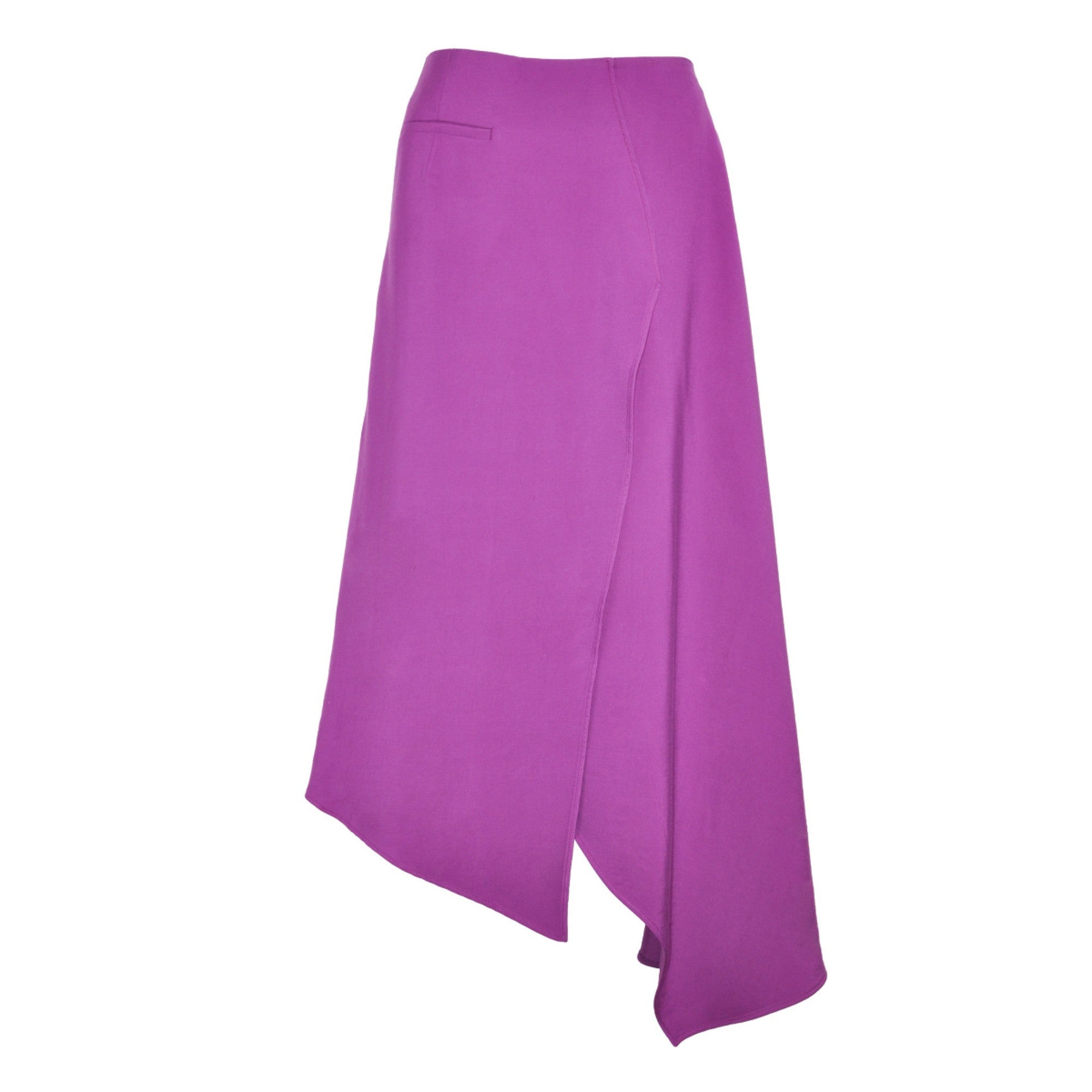 Women Tailored Skirt - Purple