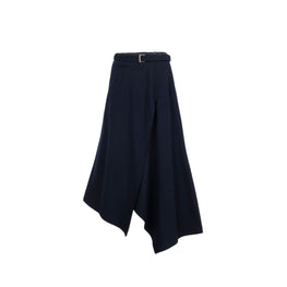 Women Jersey Skirt - Navy