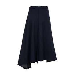 Women Jersey Skirt - Navy