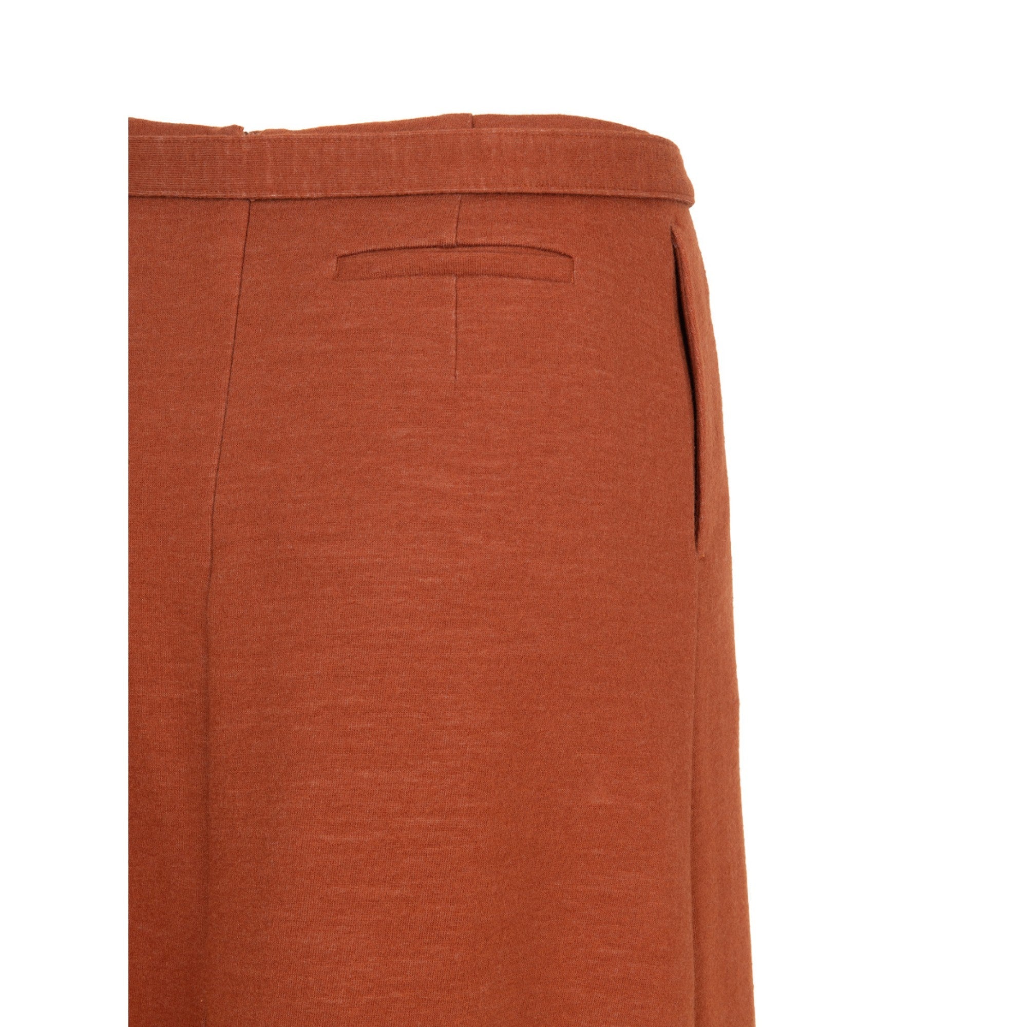 Women Jersey Skirt - Rusty