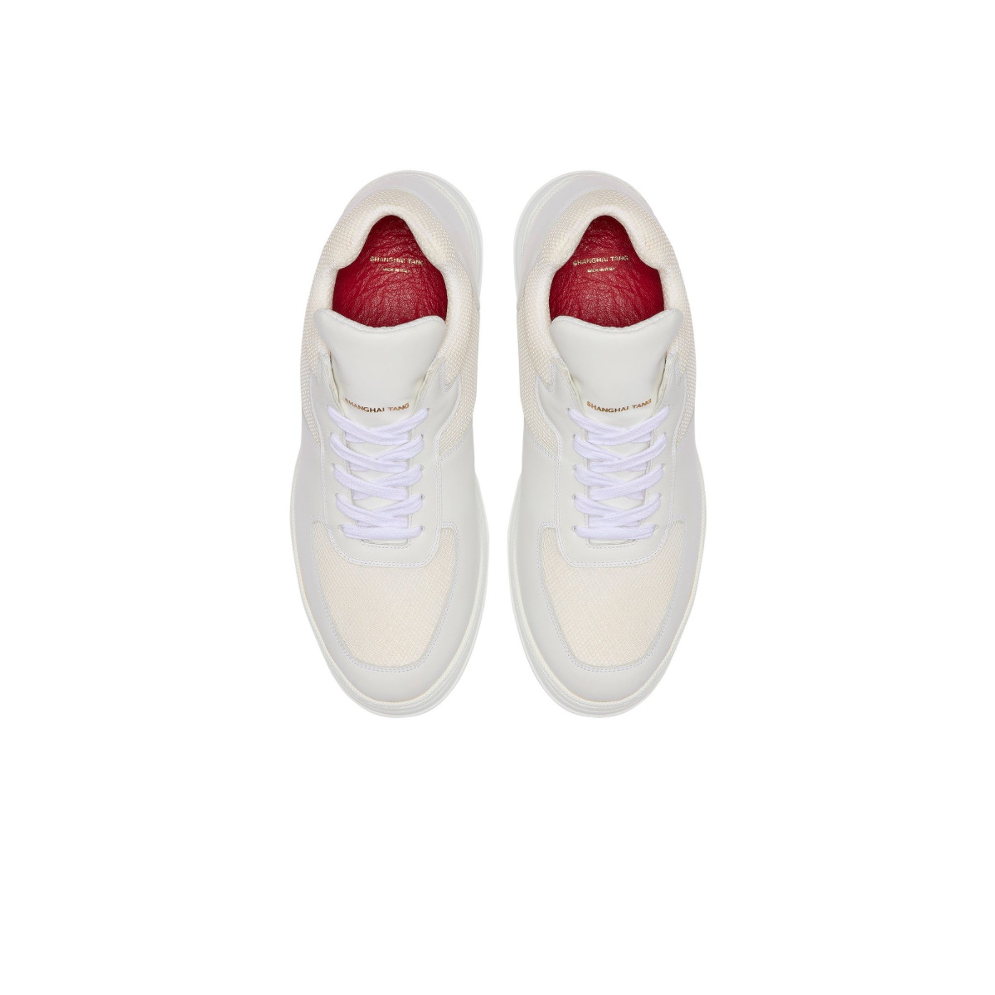 Women Sneakers Mix Material - White