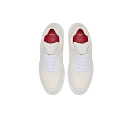 Women Sneakers Mix Material - White