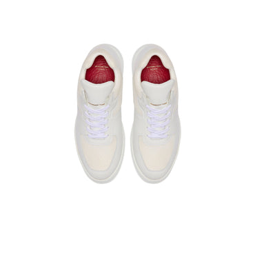 Women Sneakers Mix Material - White