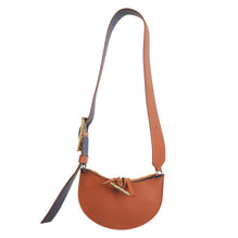 Women Mini Fortune Cookie Belt Bag - Brown