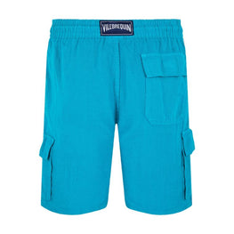 Blue Men Baie Long Shorts