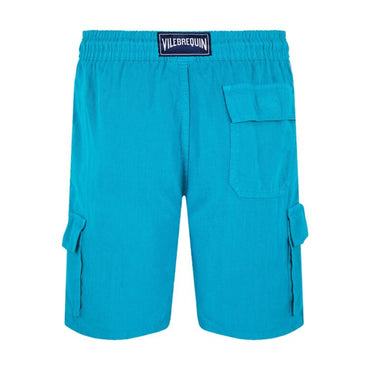 Blue Men Baie Long Shorts