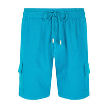 Blue Men Baie Long Shorts