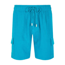 Blue Men Baie Long Shorts