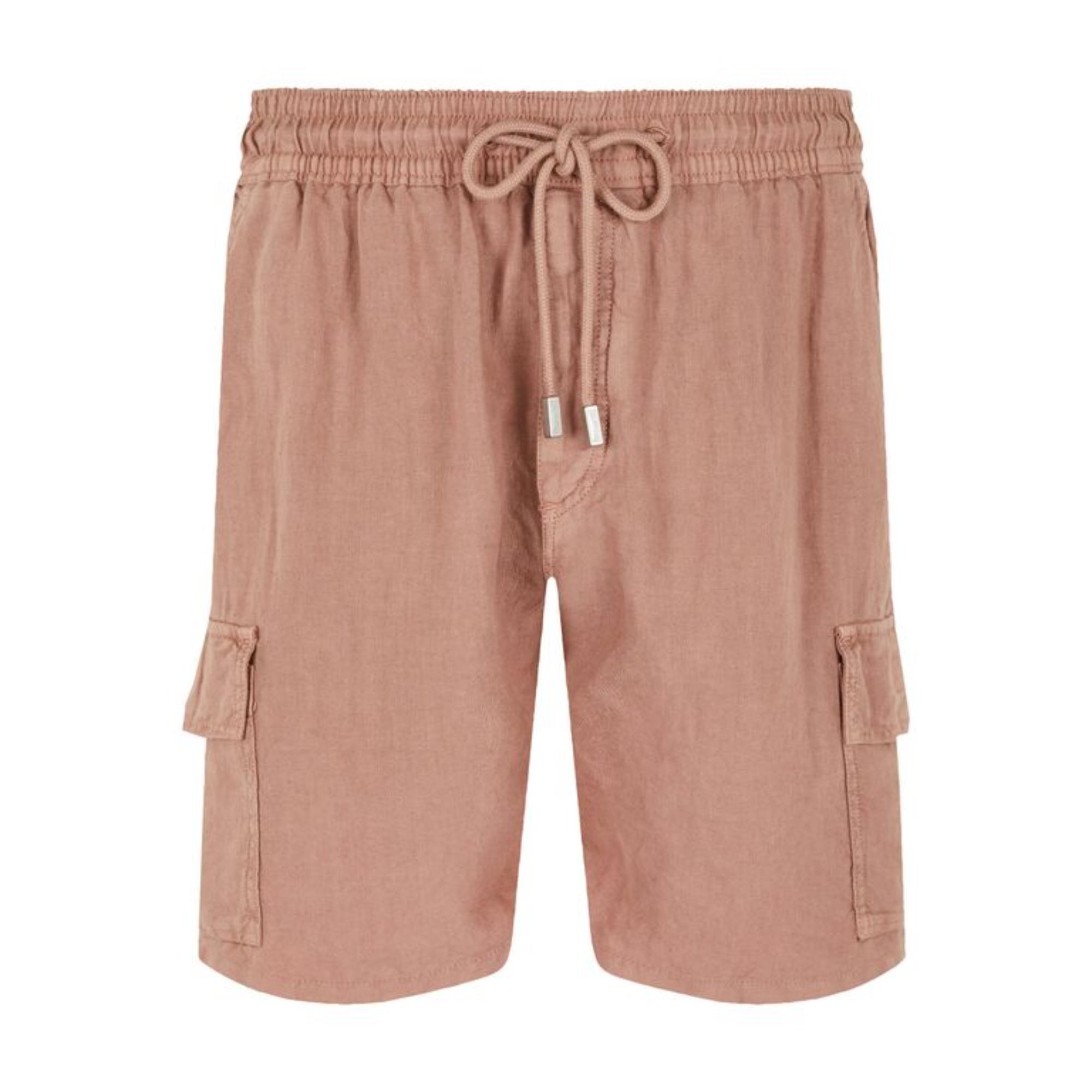 Pink Men Baie Long Shorts