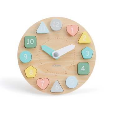 Bubble Wooden Clock