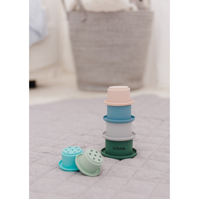 Bubble Silicone Stacking Cups