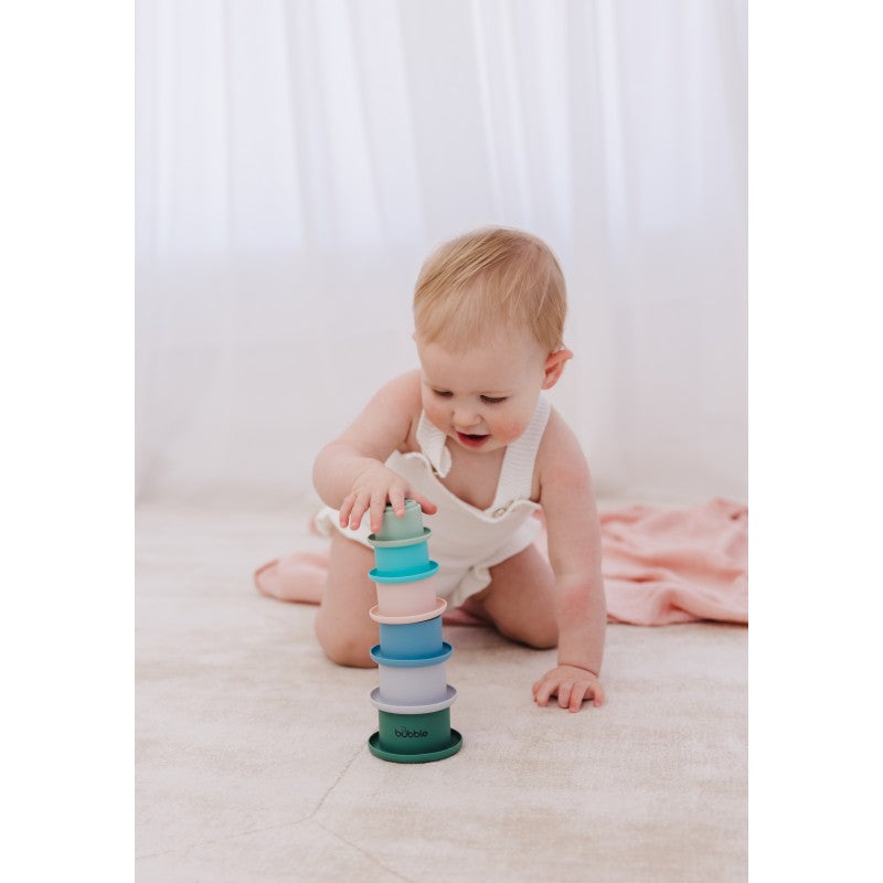 Bubble Silicone Stacking Cups