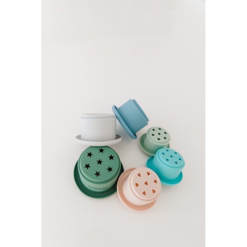 Bubble Silicone Stacking Cups