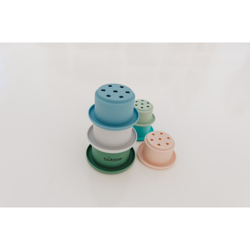 Bubble Silicone Stacking Cups