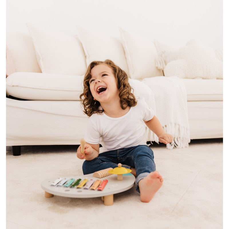 Bubble Wooden Music Table